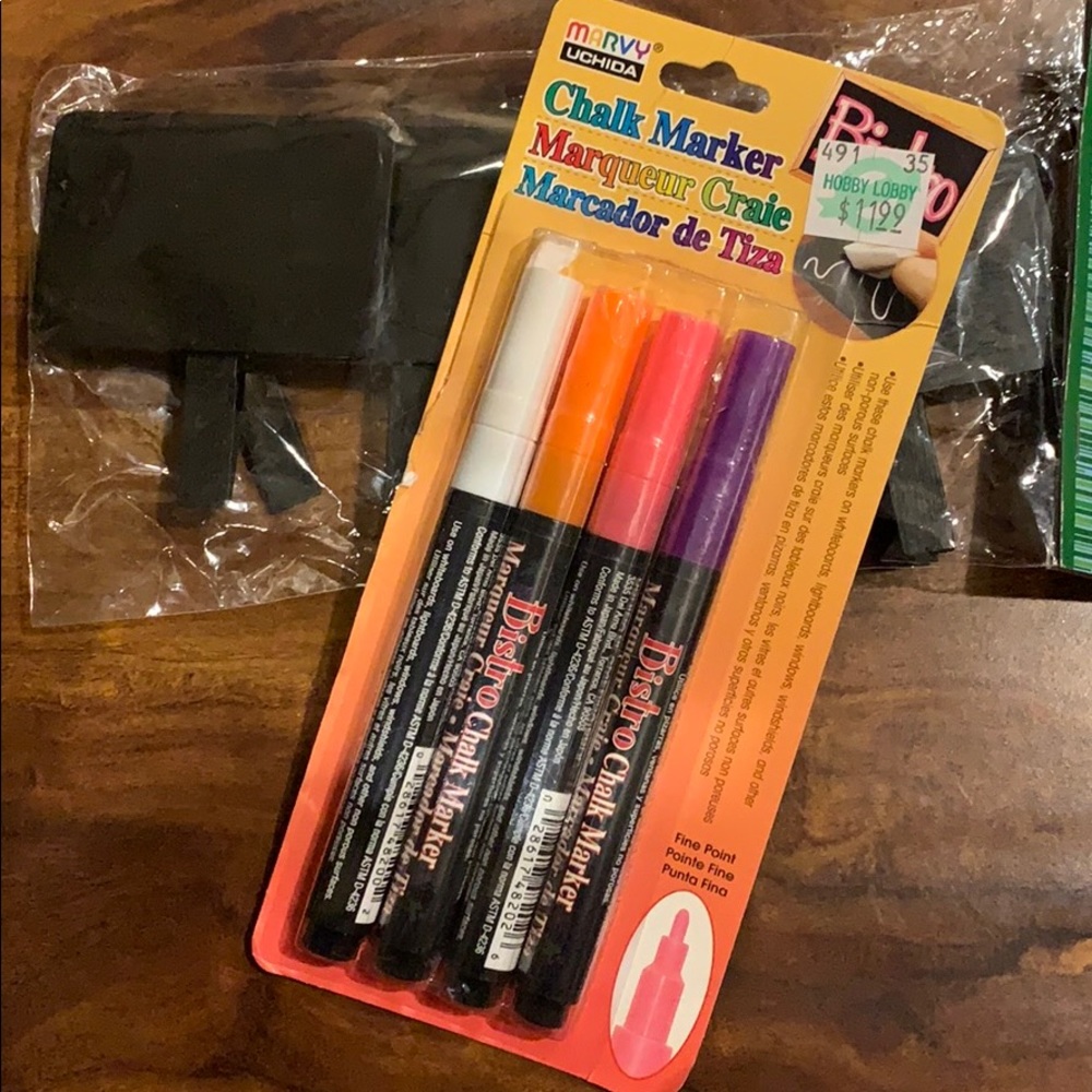 Chalk Markers & Chalkboards